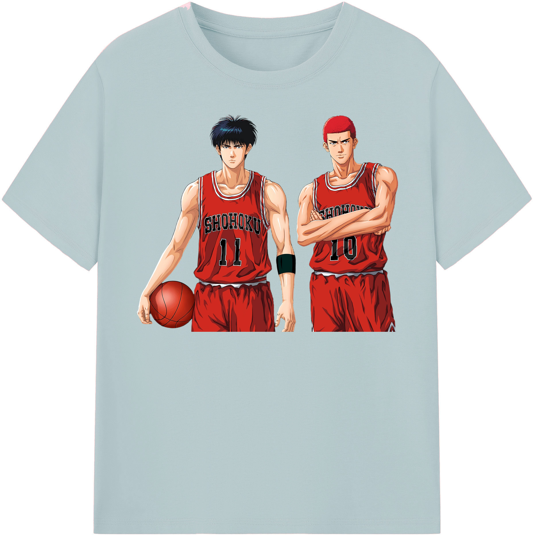 （画像用） SLAM DUNK／スラムダンク 綿100％半袖Tシャツ（フロントプリント）